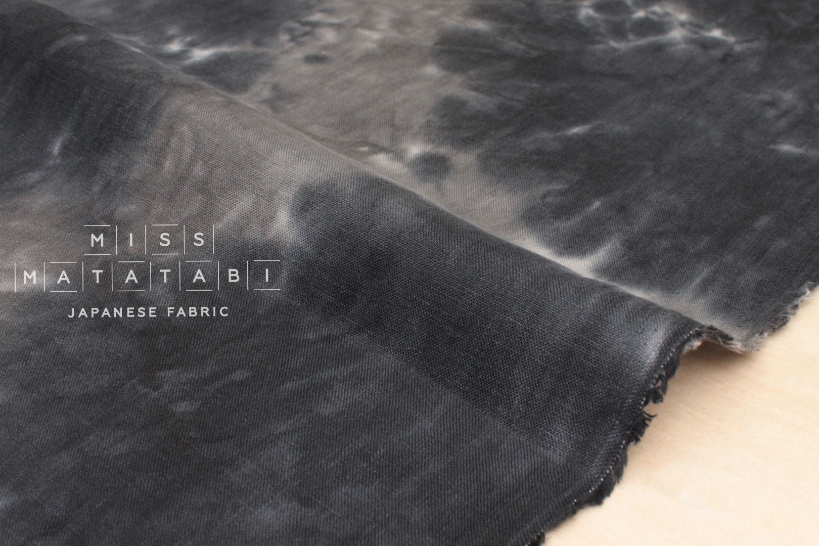 Handprinted 100% linen - 4