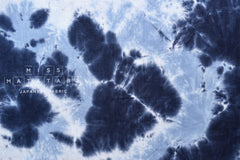 DEADSTOCK Japanese Fabric Handprinted 100% linen - 3 - 50cm