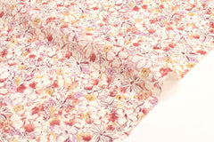 Japanese Fabric Cotton Ripple Serena Floral - B - 50cm