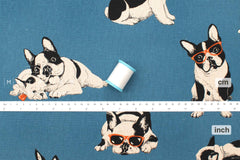 Japanese Fabric French Bulldogs - 50cm