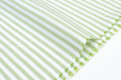DEADSTOCK Japanese Fabric Yarn Dyed Stripes - green - fat quarter
