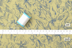 DEADSTOCK Japanese Fabric Hatake Flowers - B - 50cm