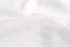 Japanese Fabric Momiji Tsumugi Washed Dobby - shiro - 50cm