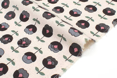 Japanese Fabric Modern Flowers - C - 50cm
