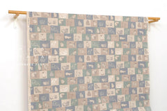 DEADSTOCK Japanese Fabric Canvas Mr Cat - B - 50cm