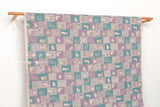 DEADSTOCK Japanese Fabric Canvas Mr Cat - D - 50cm
