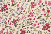Japanese Fabric Nan's Garden Linen Blend - A - 50cm
