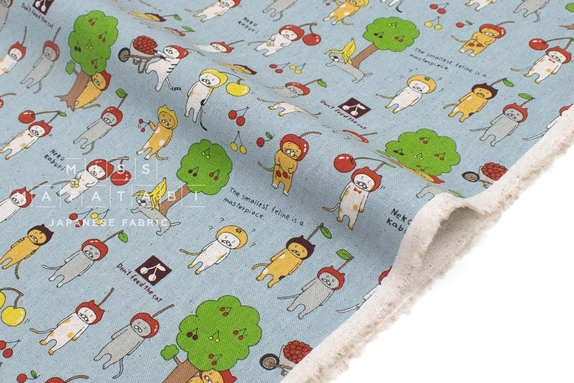 Japanese Fabric Feline Masterpiece - C - 50cm