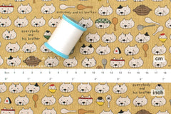 Japanese Fabric Everybody And His Brother Cats - D - 50cm