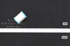 Japanese Fabric Shokunin Collection Yarn-dyed Kotohiradaki Corduroy - charcoal - 50cm