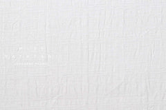 Japanese Fabric Momiji Tsumugi Washed Dobby - shiro - 50cm
