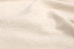 Japanese Fabric Momiji Tsumugi Washed Dobby - kinari - 50cm