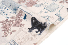 Japanese Fabric Pups in Town - C - 50cm