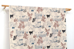 Japanese Fabric Pups in Town - C - 50cm