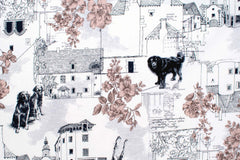 Japanese Fabric Pups in Town - D - 50cm