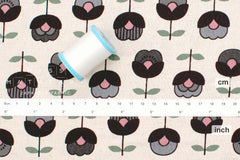 Japanese Fabric Modern Flowers - C - 50cm