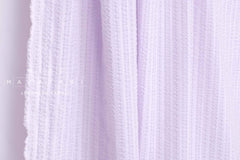 DEADSTOCK Japanese Fabric Solid Ripple - lilac - 50cm