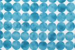 Japanese Fabric Watercolour Spots - blue - 50cm
