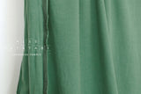 Japanese Fabric Shokunin Collection Azumadaki 47 Linen Wool Blend - green - 50cm