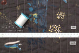 nani IRO Kokka Japanese Fabric PAL Quilted Linen - B - 50cm