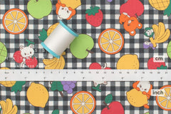 Japanese Fabric Retro Show Fruit - 50cm