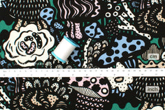 Japanese Fabric Mushroom Dream - C - 50cm