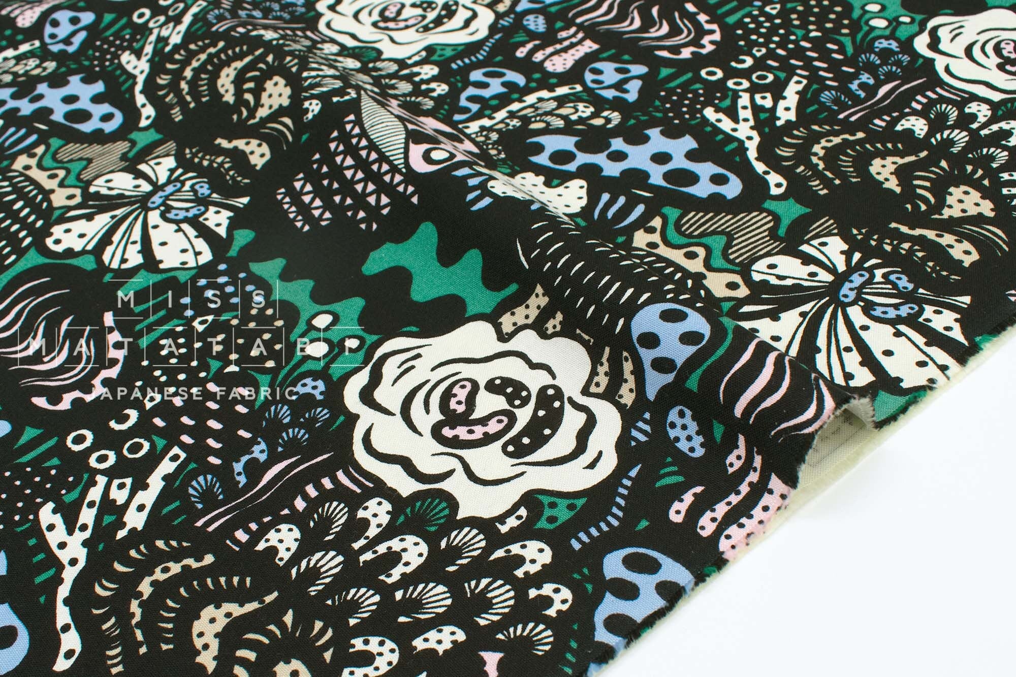 Japanese Fabric Mushroom Dream - C - 50cm