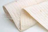 nani IRO Kokka Japanese Fabric GUNSEI Quilted linen blend - D - 50cm