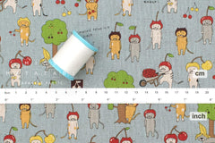 Japanese Fabric Feline Masterpiece - C - 50cm