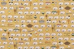 Japanese Fabric Everybody And His Brother Cats - D - 50cm