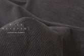 Japanese Fabric Shokunin Collection Yarn-dyed Kotohiradaki Corduroy - charcoal - 50cm