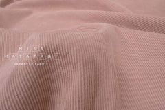Japanese Fabric Shokunin Collection Yarn-dyed Kotohiradaki Corduroy - pink - 50cm