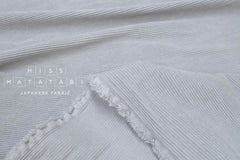 Japanese Fabric Shokunin Collection Yarn-dyed Kotohiradaki Corduroy - grey - 50cm