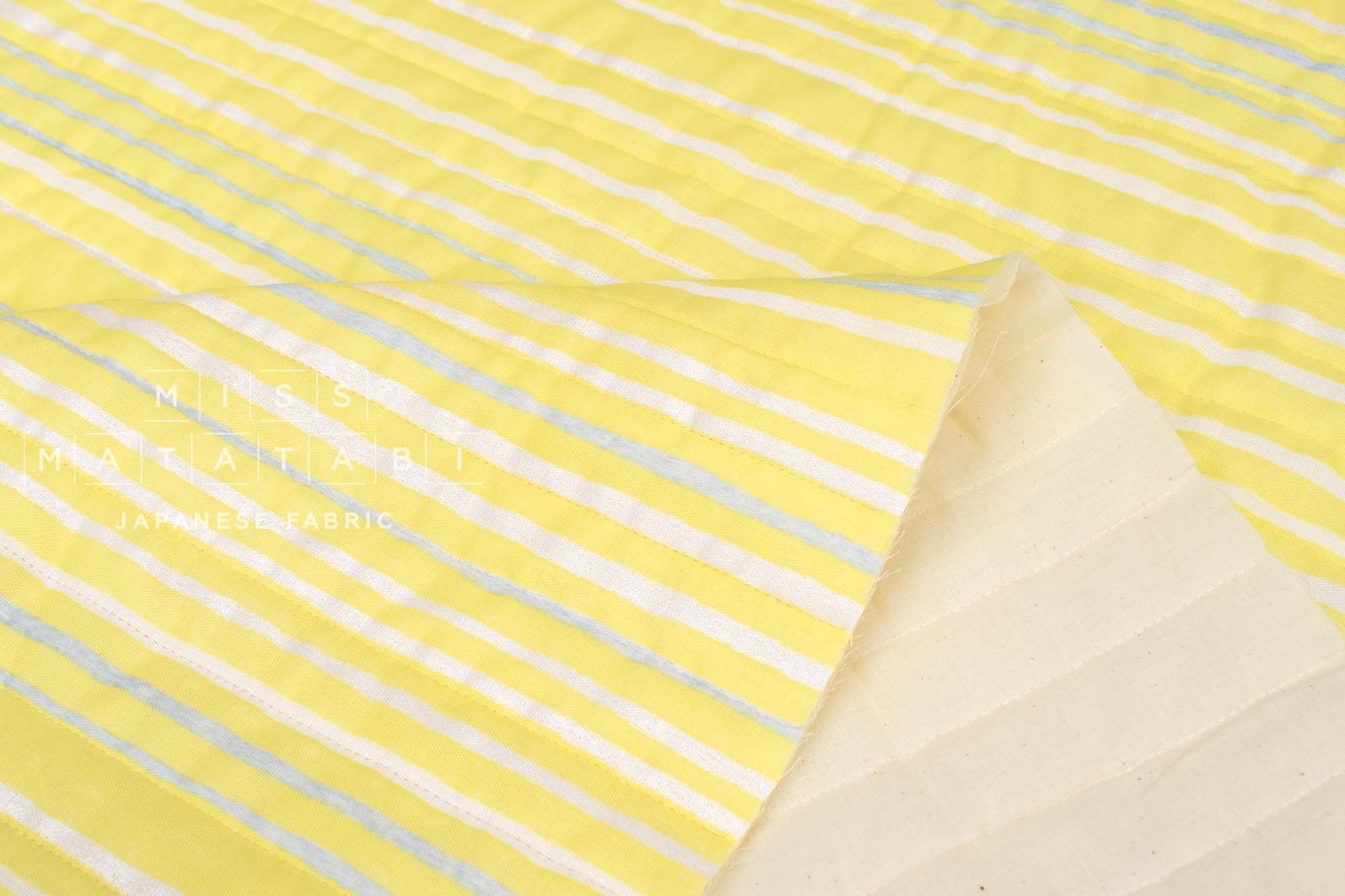 nani IRO Kokka Japanese Fabric SAAAA SAAA Quilted Organic Double Gauze - C - 50cm