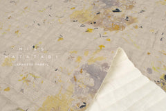 nani IRO Kokka Japanese Fabric ENCOUNTER Quilted Linen - B - 50cm