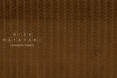Japanese Fabric Dobby Corduroy - coffee - 50cm