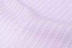 DEADSTOCK Japanese Fabric Solid Ripple - lilac - 50cm