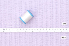 DEADSTOCK Japanese Fabric Solid Ripple - lilac - 50cm