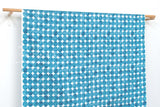 Japanese Fabric Watercolour Spots - blue - 50cm