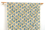 Japanese Fabric Felix - yellow, blue - 50cm