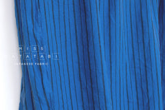 Japanese Fabric Shokunin Collection Yarn-dyed Azumadaki 75 - blue - 50cm