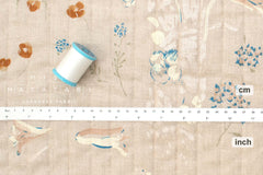 nani IRO Kokka Japanese Fabric PAL Quilted Linen - C - 50cm