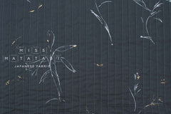 nani IRO Kokka Japanese Fabric GUNSEI Quilted linen blend - B - 50cm