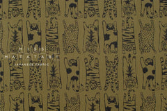 Japanese Fabric Big Cats - C - 50cm