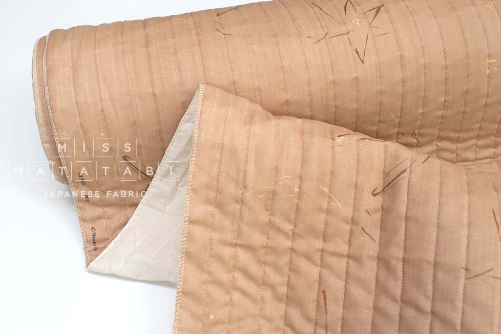 nani IRO Kokka Japanese Fabric GUNSEI Quilted Organic Double Gauze - C - 50cm