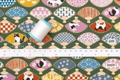 Japanese Fabric Hachiware Tuxedo Cats - 1B - 50cm