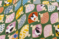 Japanese Fabric Hachiware Tuxedo Cats - 1B - 50cm