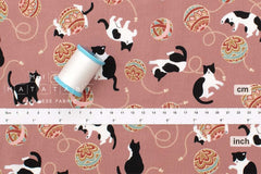Japanese Fabric Hachiware Tuxedo Cats - 2B - 50cm