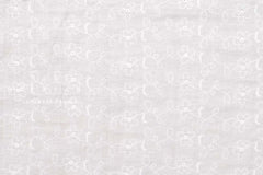 Japanese Fabric Embroidered Double Gauze - white - 50cm