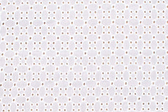 DEADSTOCK Japanese Fabric Embroidered Eyelet - bright white - 50cm